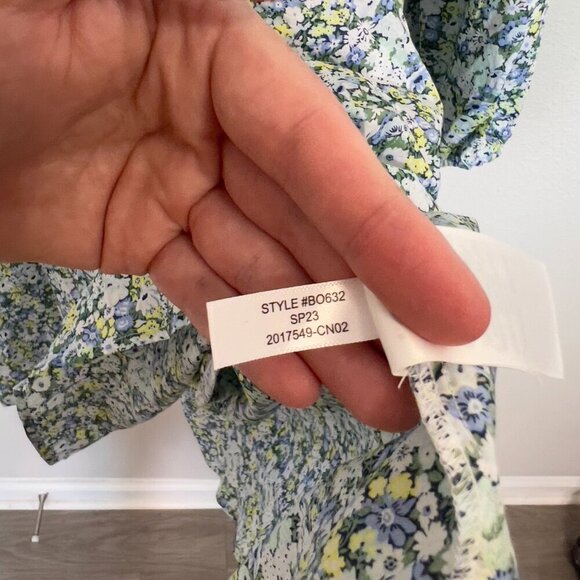 J.Crew x Liberty Floral Long Sleeve Dress - Size Large (NWT) - Picture 7 of 8